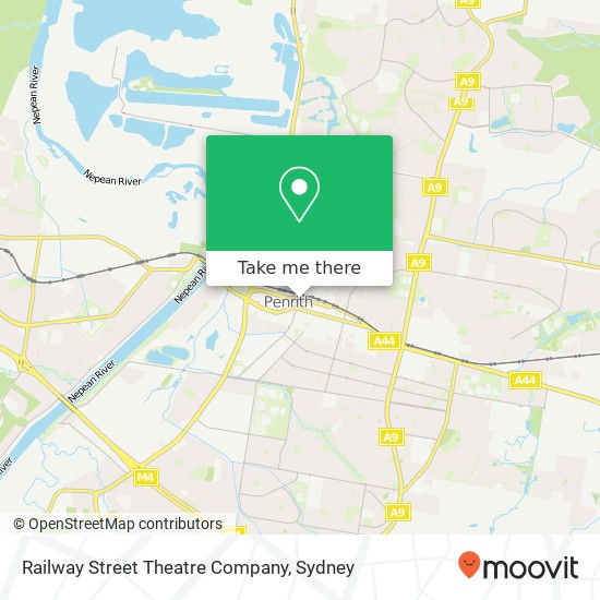 Railway Street Theatre Company map