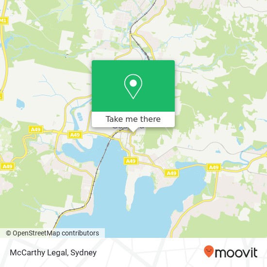 McCarthy Legal map