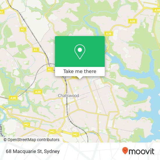 68 Macquarie St map