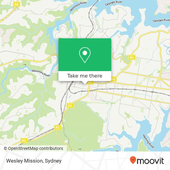 Wesley Mission map