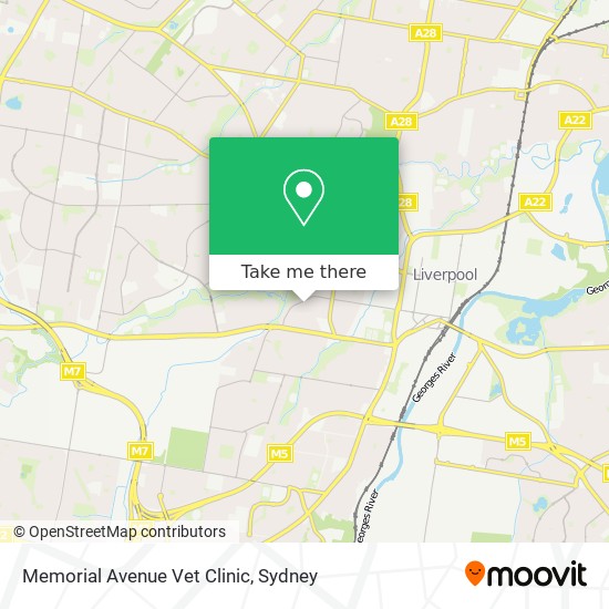 Memorial Avenue Vet Clinic map