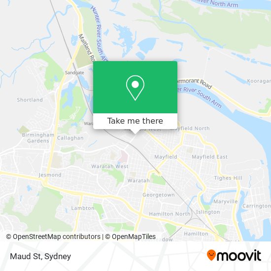 Maud St map