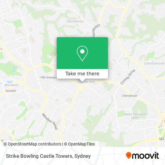 Mapa Strike Bowling Castle Towers