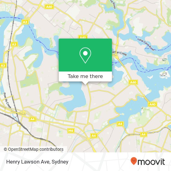 Henry Lawson Ave map