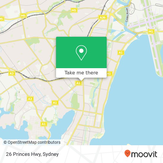 26 Princes Hwy map