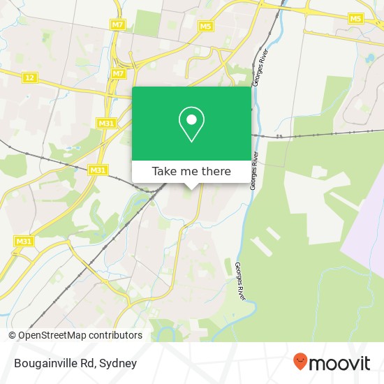 Bougainville Rd map