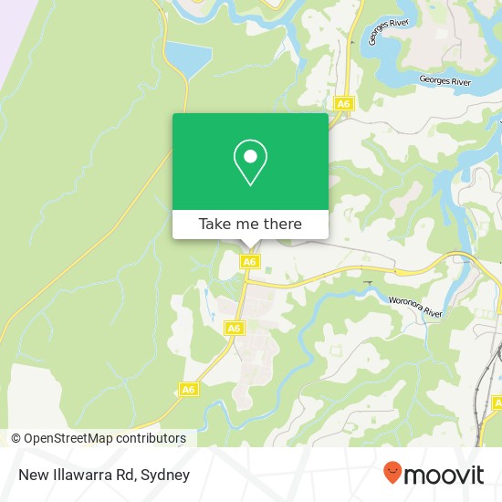 New Illawarra Rd map