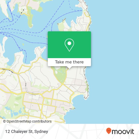 12 Chaleyer St map