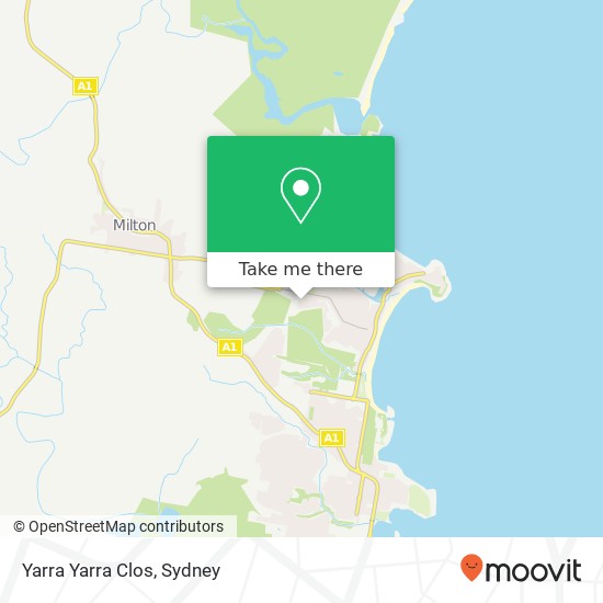 Yarra Yarra Clos map