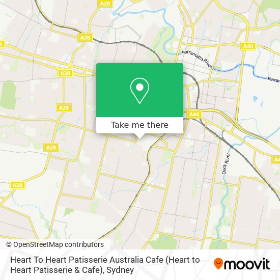 Mapa Heart To Heart Patisserie Australia Cafe (Heart to Heart Patisserie & Cafe)