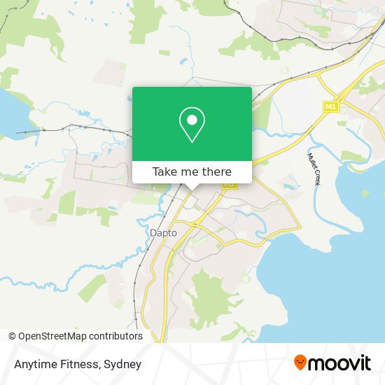 Anytime Fitness map