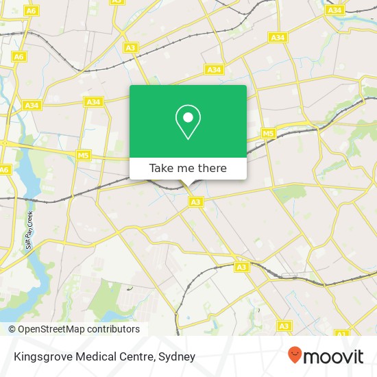 Kingsgrove Medical Centre map