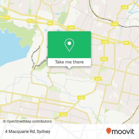 4 Macquarie Rd map