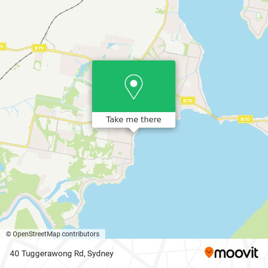 40 Tuggerawong Rd map