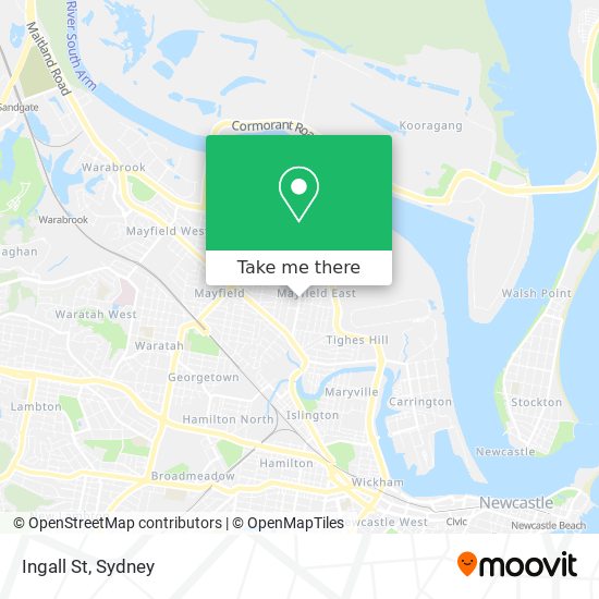 Ingall St map