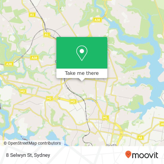 8 Selwyn St map