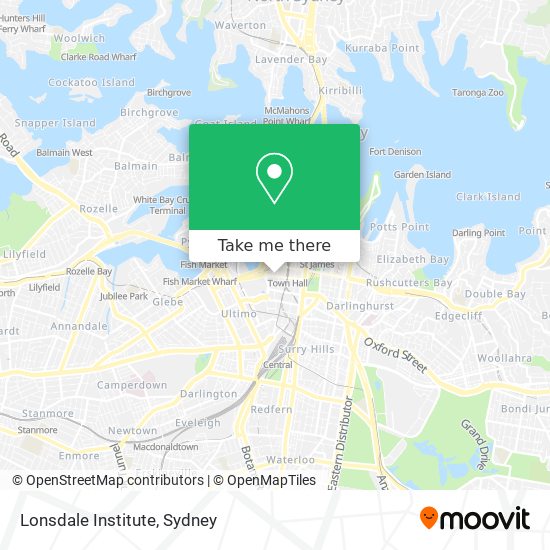 Lonsdale Institute map
