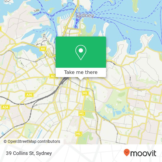 39 Collins St map