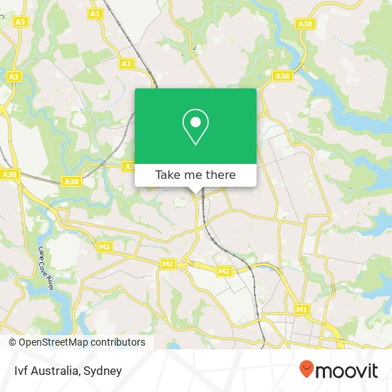 Ivf Australia map