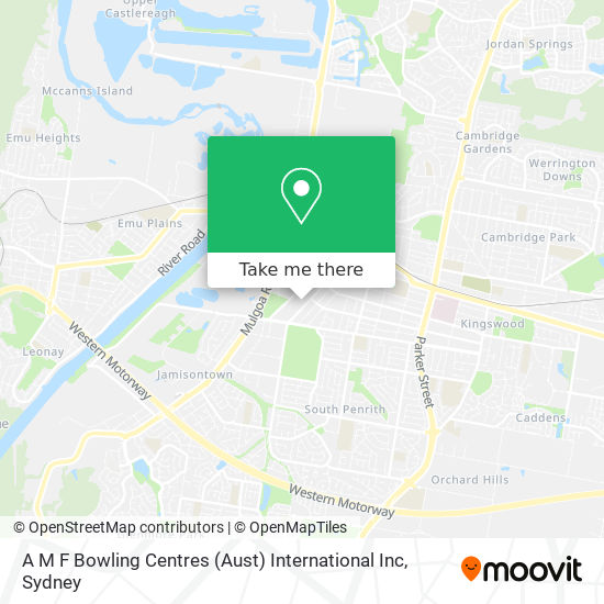 Mapa A M F Bowling Centres (Aust) International Inc