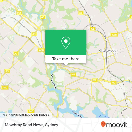 Mowbray Road News map