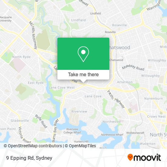 9 Epping Rd map