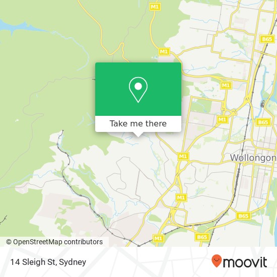 Mapa 14 Sleigh St