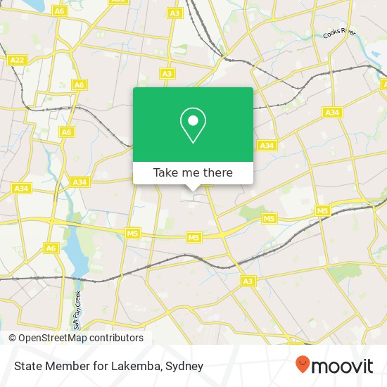 State Member for Lakemba map