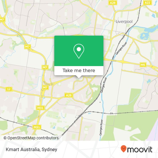 Mapa Kmart Australia