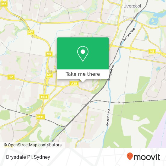 Drysdale Pl map