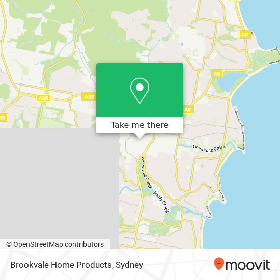 Mapa Brookvale Home Products