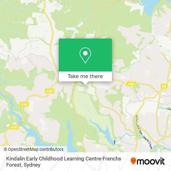 Kindalin Early Childhood Learning Centre-Frenchs Forest map