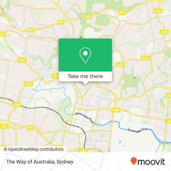 The Way of Australia map