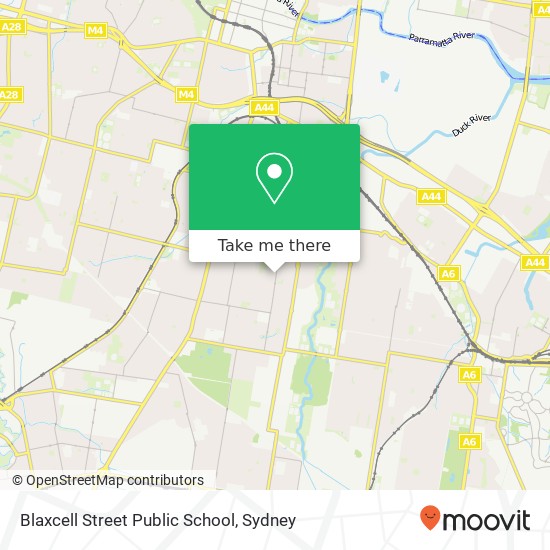 Blaxcell Street Public School map