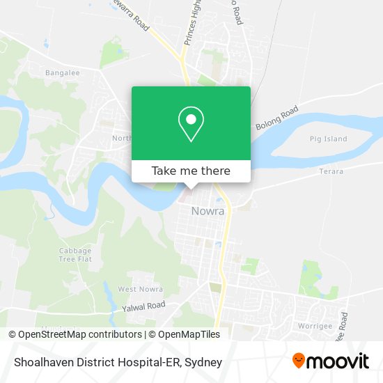Shoalhaven District Hospital-ER map