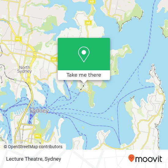 Lecture Theatre map