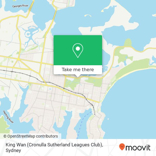 King Wan (Cronulla Sutherland Leagues Club) map