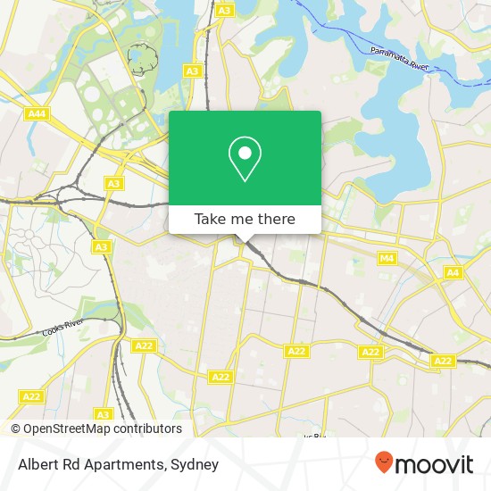 Albert Rd Apartments map