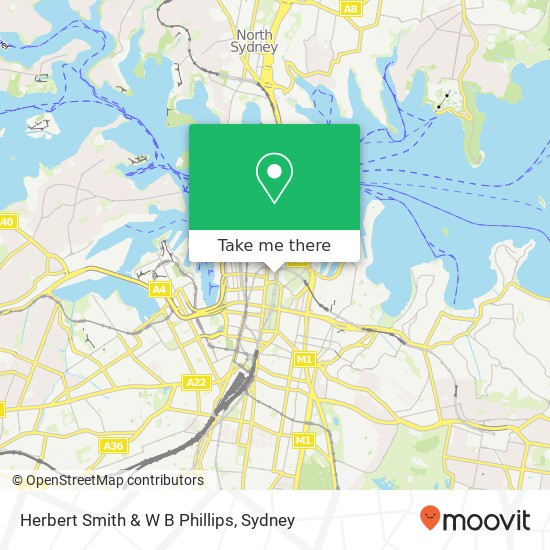 Herbert Smith & W B Phillips map