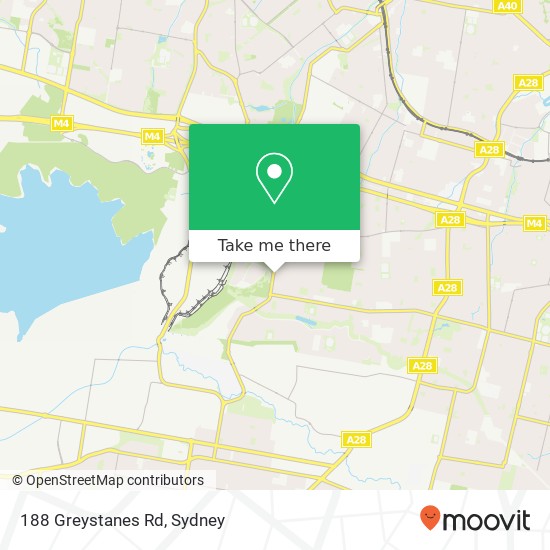 188 Greystanes Rd map