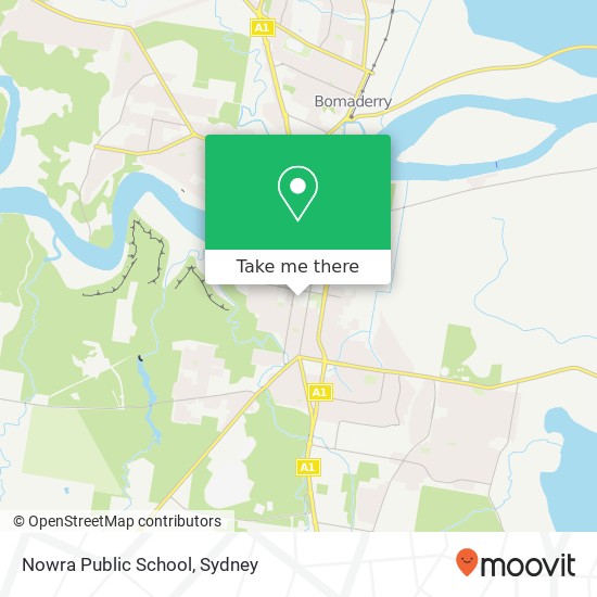 Mapa Nowra Public School