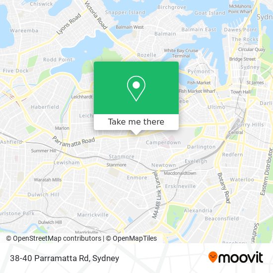 38-40 Parramatta Rd map