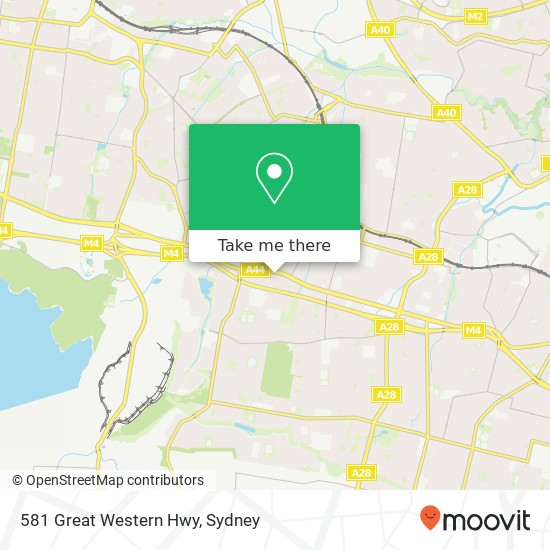 581 Great Western Hwy map