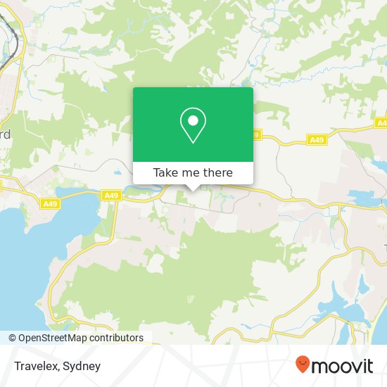 Mapa Travelex