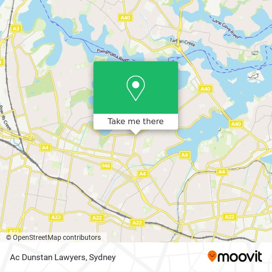 Ac Dunstan Lawyers map