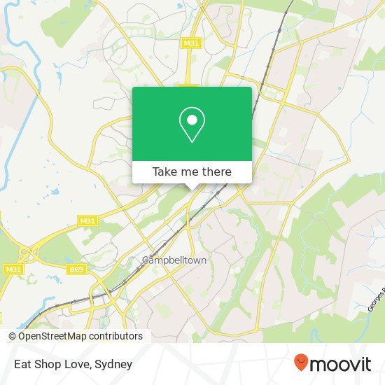 Eat Shop Love map