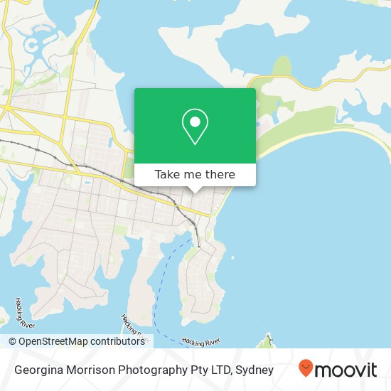 Georgina Morrison Photography Pty LTD map