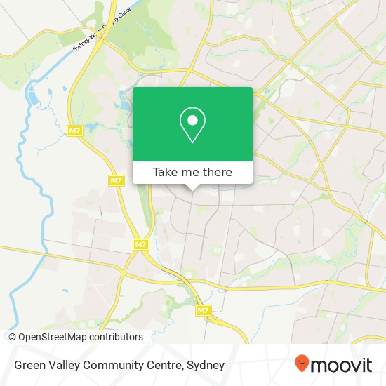 Green Valley Community Centre map