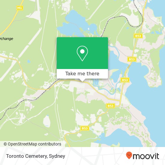 Toronto Cemetery map