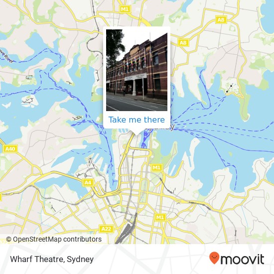 Wharf Theatre map
